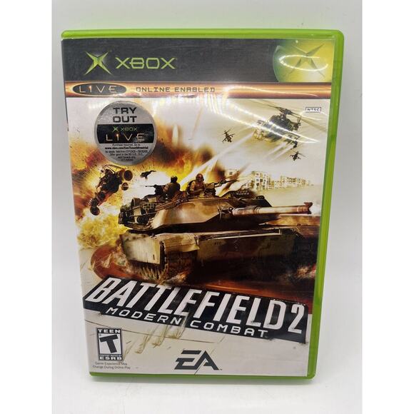 Battlefield 2: Modern Combat (Original Microsoft Xbox) CIB Tested - Picture 2 of 8